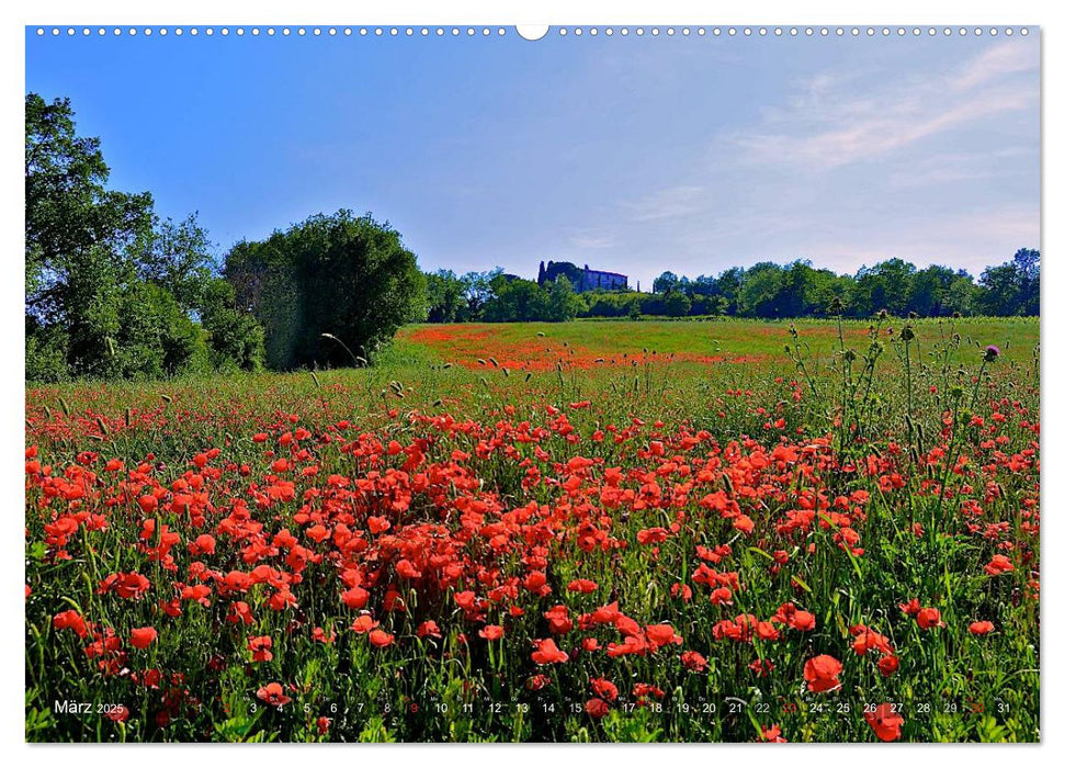 Toskana – Magie der Farben (CALVENDO Wandkalender 2025)