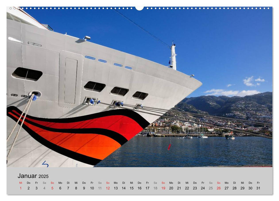 Kreuzfahrt Impressionen (CALVENDO Premium Wandkalender 2025)