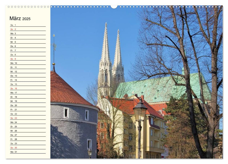 Görlitz - Die Perle Niederschlesiens (CALVENDO Premium Wandkalender 2025)