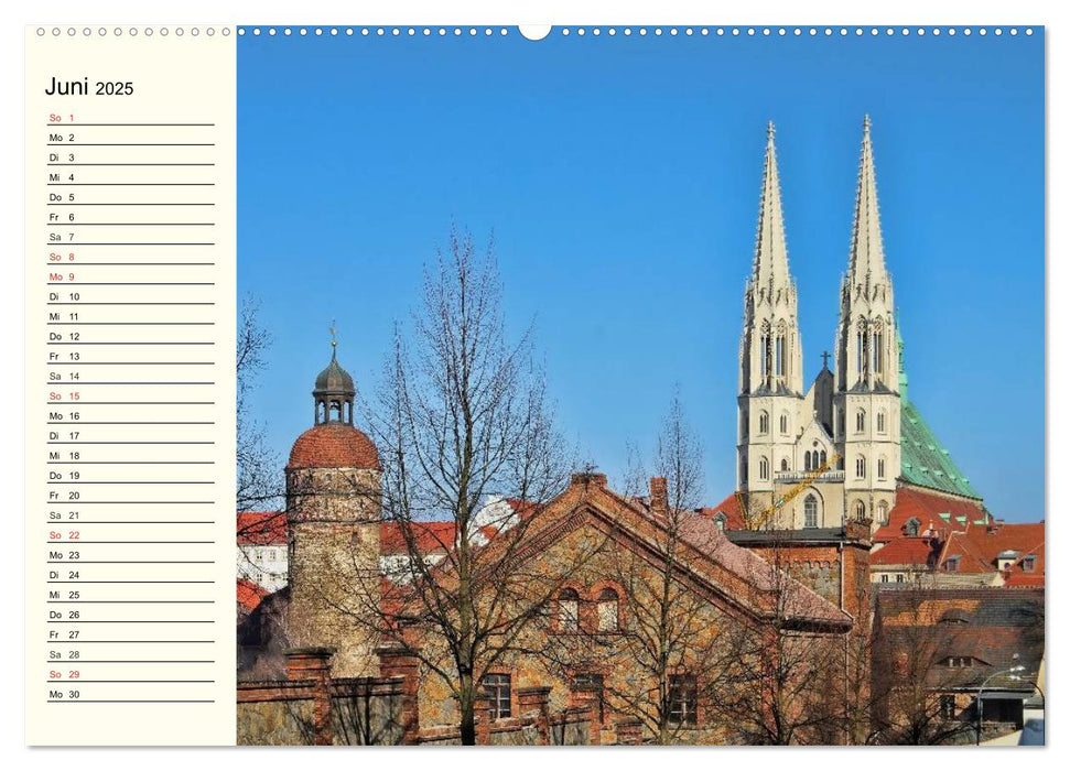 Görlitz - Die Perle Niederschlesiens (CALVENDO Premium Wandkalender 2025)