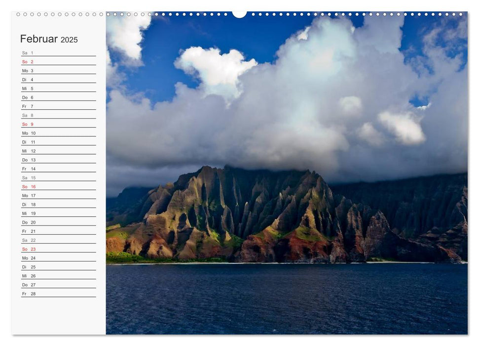 Hawaii - Inseln am anderen Ende der Welt (CALVENDO Premium Wandkalender 2025)