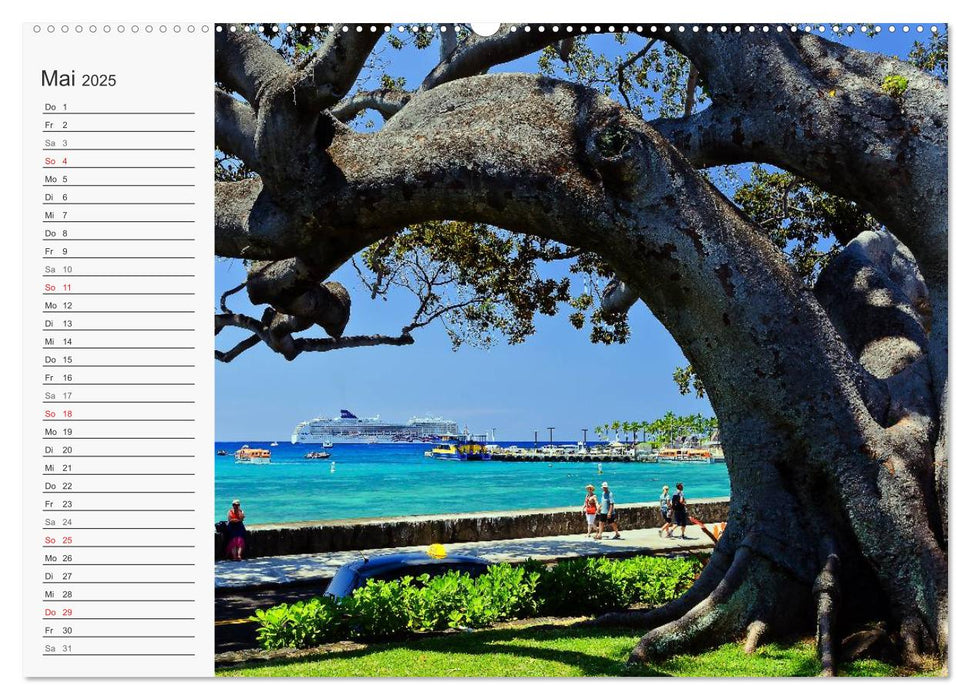 Hawaii - Inseln am anderen Ende der Welt (CALVENDO Premium Wandkalender 2025)