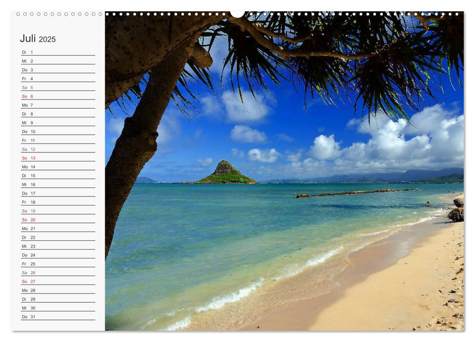 Hawaii - Inseln am anderen Ende der Welt (CALVENDO Premium Wandkalender 2025)