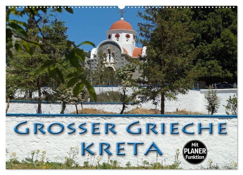 Großer Grieche Kreta (CALVENDO Wandkalender 2025)