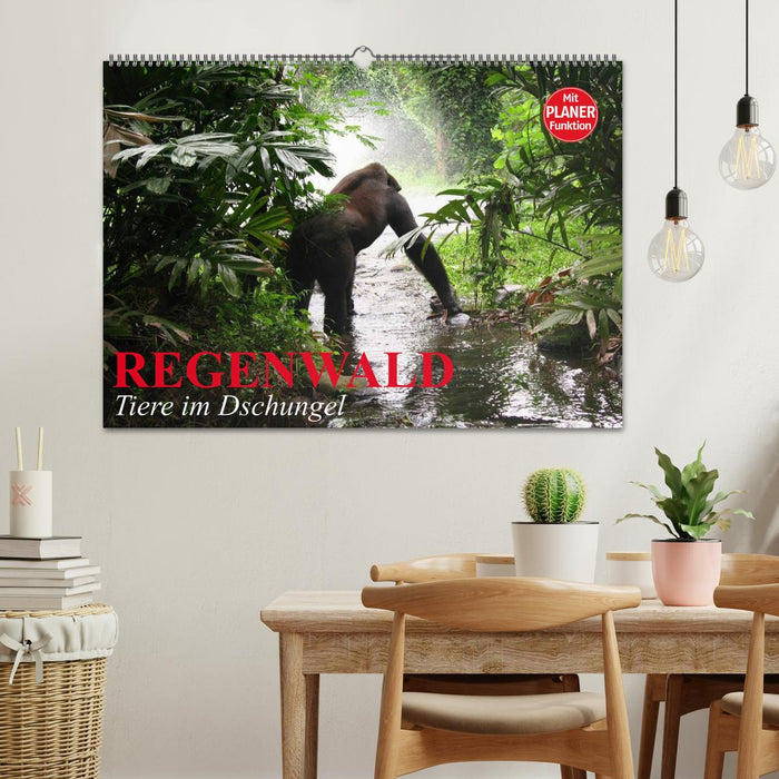 Regenwald. Tiere im Dschungel (CALVENDO Wandkalender 2025)