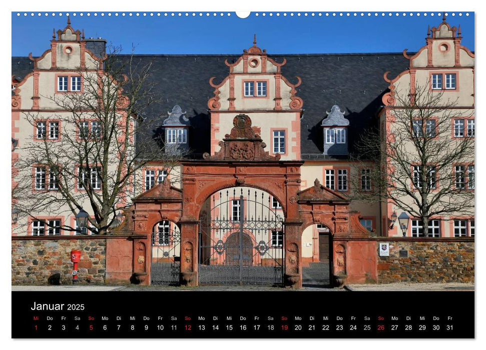 Friedberg in Hessen vom Frankfurter Taxifahrer (CALVENDO Premium Wandkalender 2025)