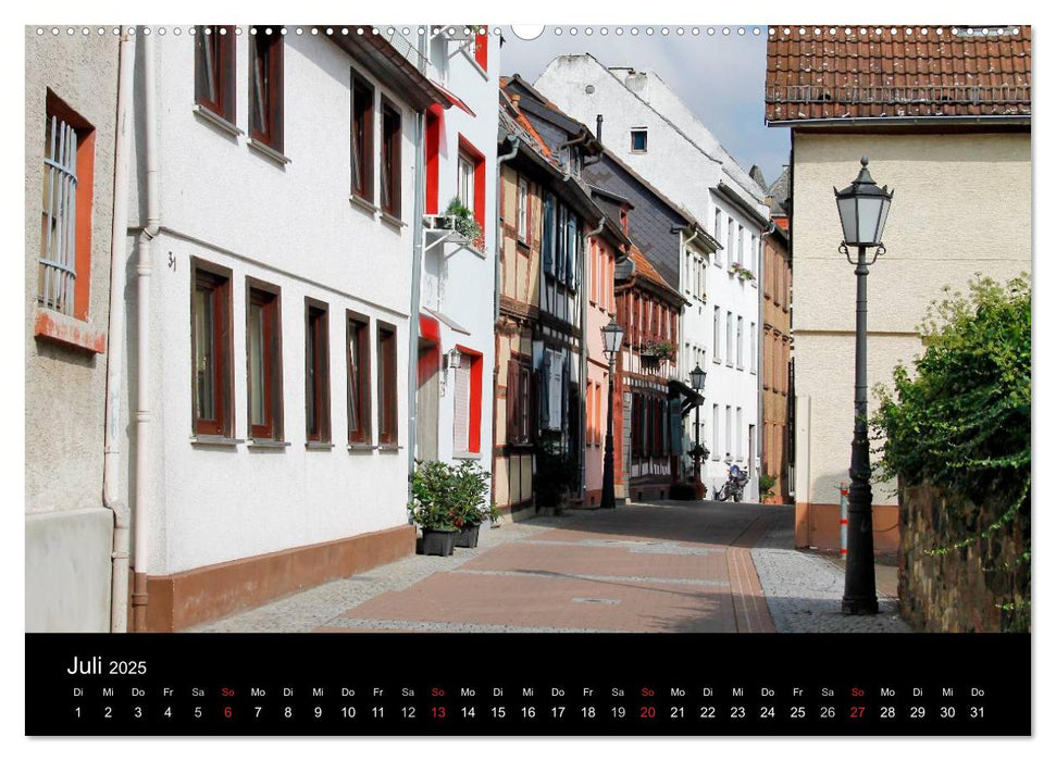 Friedberg in Hessen vom Frankfurter Taxifahrer (CALVENDO Premium Wandkalender 2025)