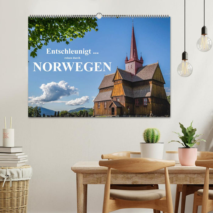 Entschleunigt ... reisen durch Norwegen (CALVENDO Wandkalender 2025)