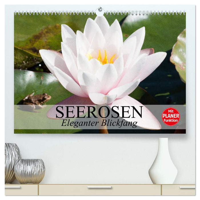 Seerosen. Eleganter Blickfang (CALVENDO Premium Wandkalender 2025)