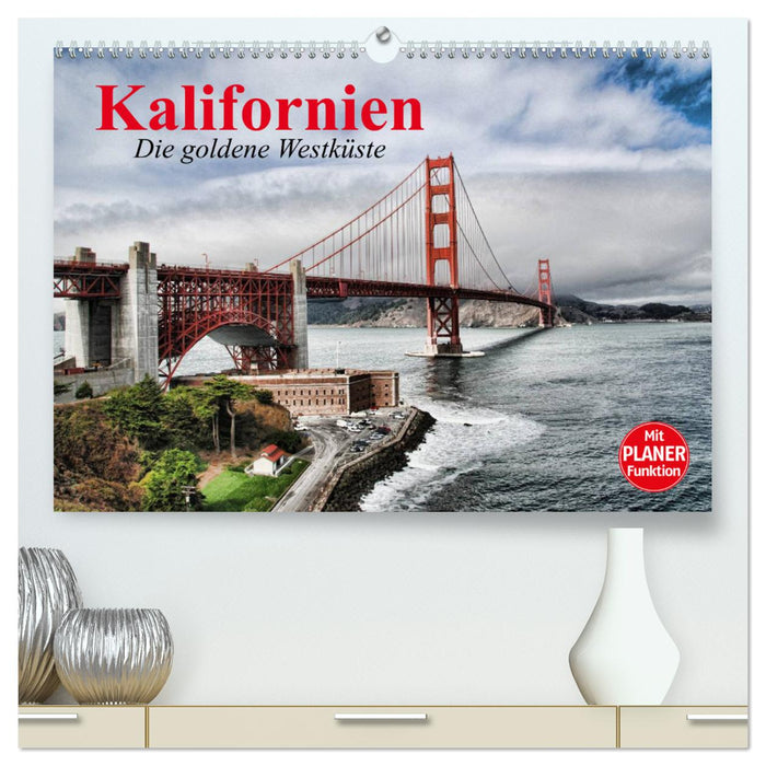 Kalifornien. Die goldene Westküste (CALVENDO Premium Wandkalender 2025)