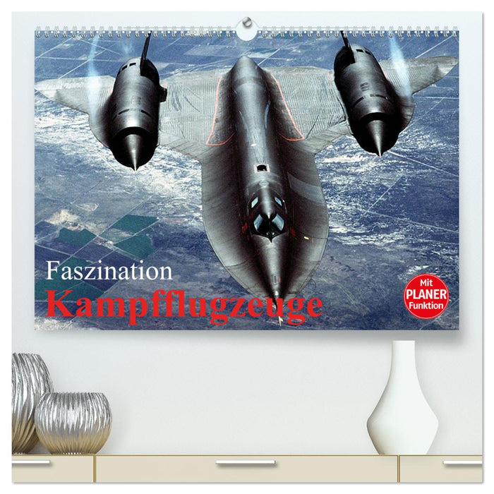 Faszination Kampfflugzeuge (CALVENDO Premium Wandkalender 2025)