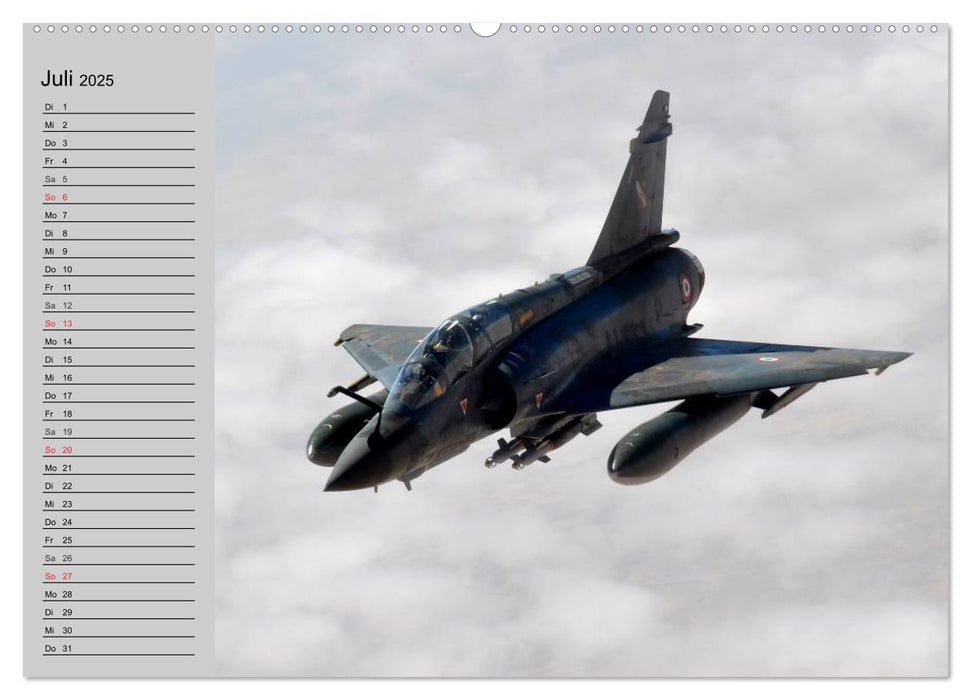 Faszination Kampfflugzeuge (CALVENDO Premium Wandkalender 2025)