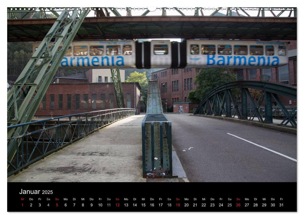 Die Wuppertaler Schwebebahn (CALVENDO Wandkalender 2025)