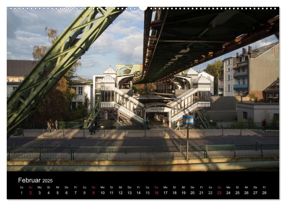 Die Wuppertaler Schwebebahn (CALVENDO Wandkalender 2025)