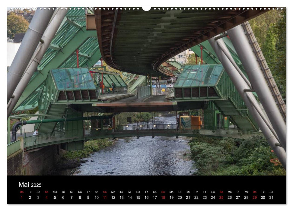 Die Wuppertaler Schwebebahn (CALVENDO Wandkalender 2025)