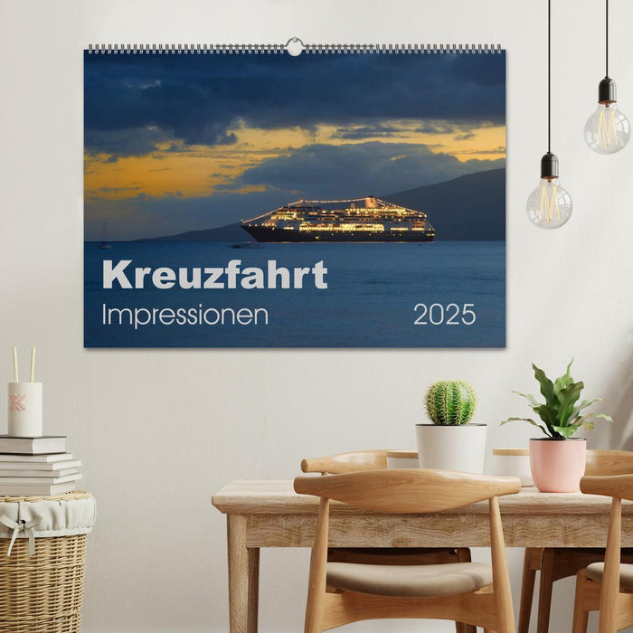 Kreuzfahrt Impressionen (CALVENDO Wandkalender 2025)