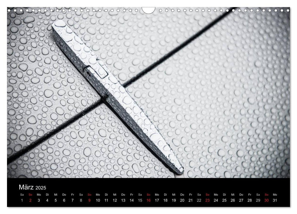 Lamborghini im Regen (CALVENDO Wandkalender 2025)