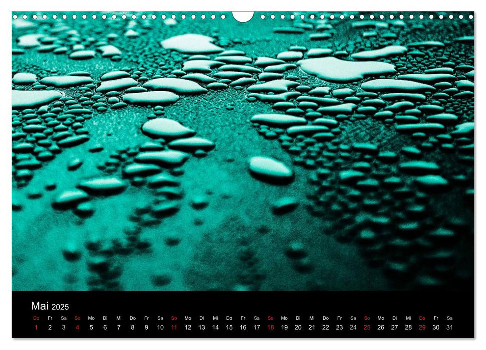 Lamborghini im Regen (CALVENDO Wandkalender 2025)