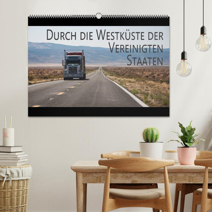 Durch die Westküste der Vereinigten Staaten (CALVENDO Wandkalender 2025)