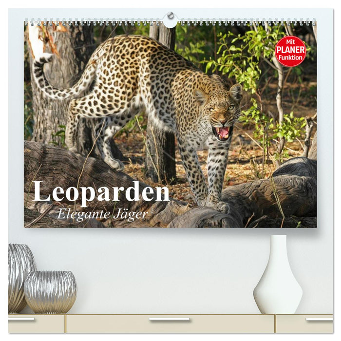 Leoparden. Elegante Jäger (CALVENDO Premium Wandkalender 2025)