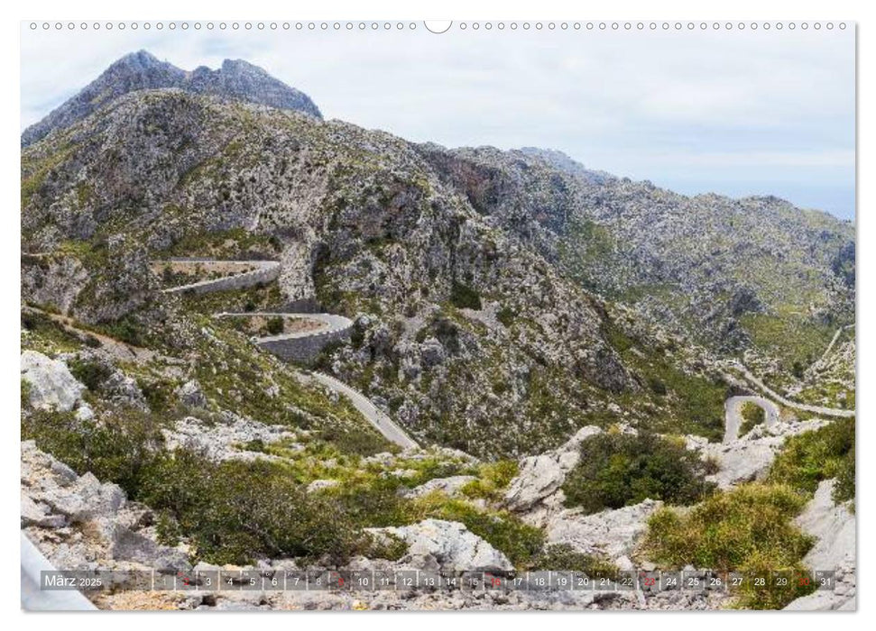 Mallorca: Die schönsten Landschaften für Rennradfahrer (CALVENDO Premium Wandkalender 2025)