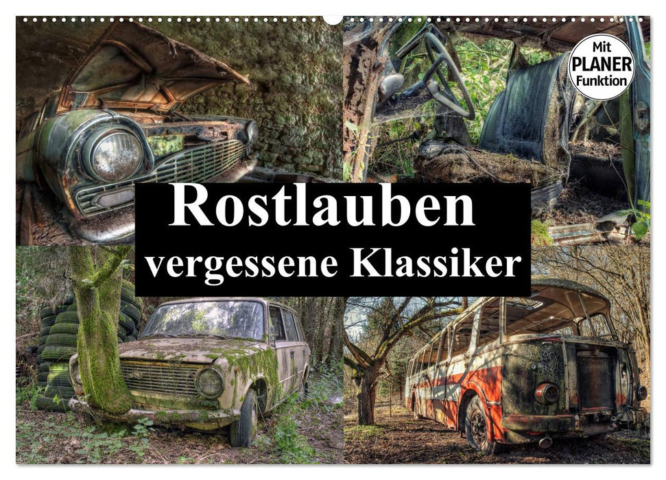 Rostlauben - vergessene Klassiker (CALVENDO Wandkalender 2025)