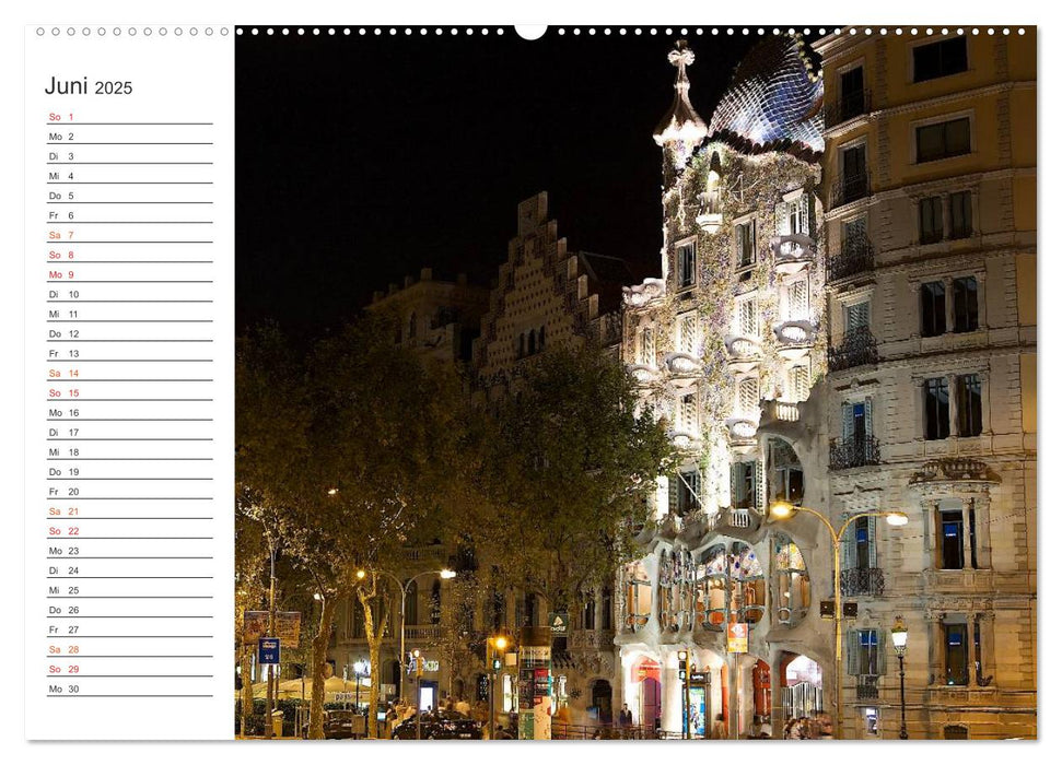 Metropole Barcelona (CALVENDO Premium Wandkalender 2025)