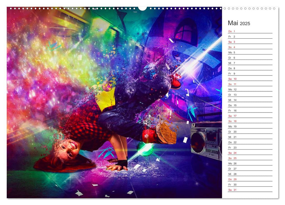 Break Dance (CALVENDO Premium Wandkalender 2025)