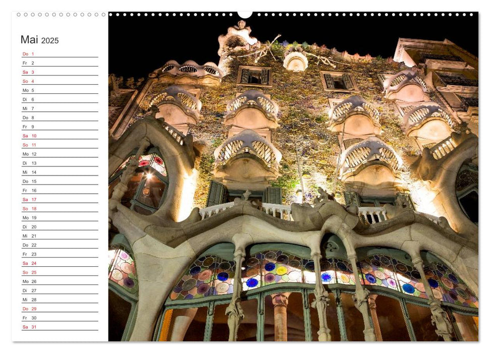 Barcelona Impressionen (CALVENDO Premium Wandkalender 2025)