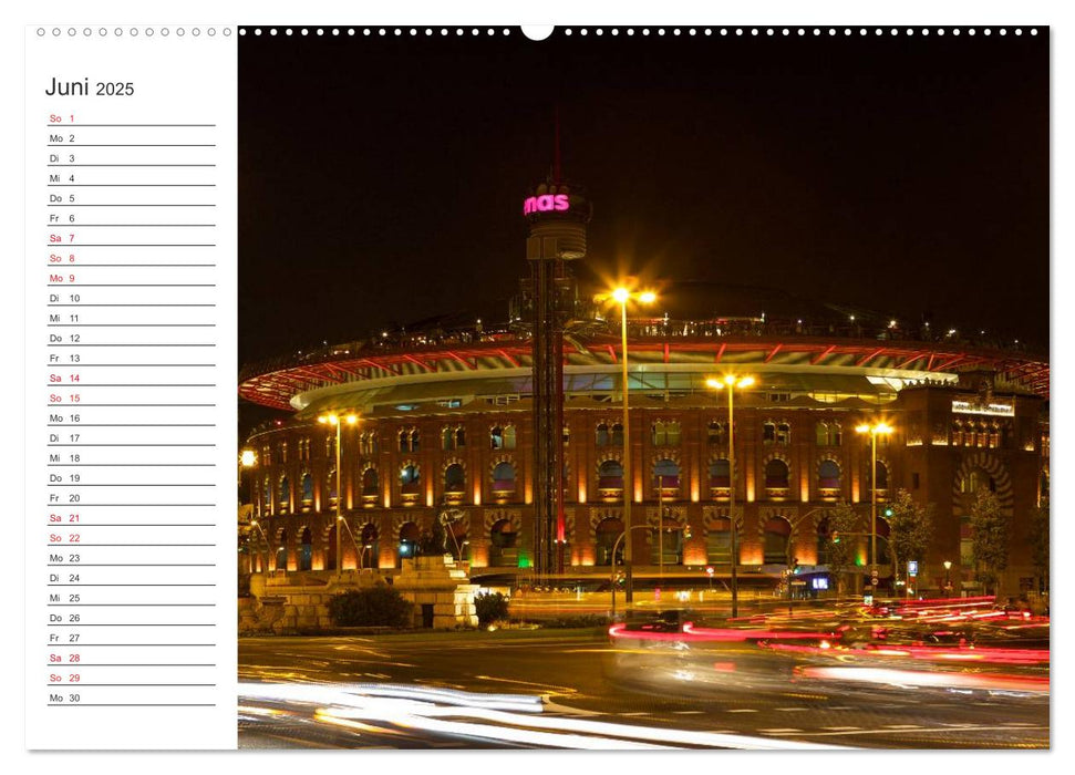 Barcelona Impressionen (CALVENDO Premium Wandkalender 2025)