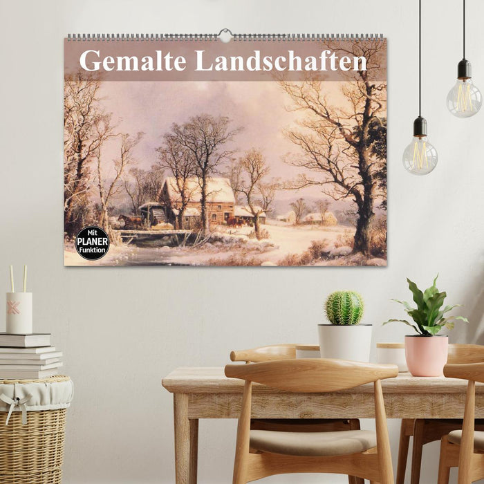 Gemalte Landschaften (CALVENDO Wandkalender 2025)