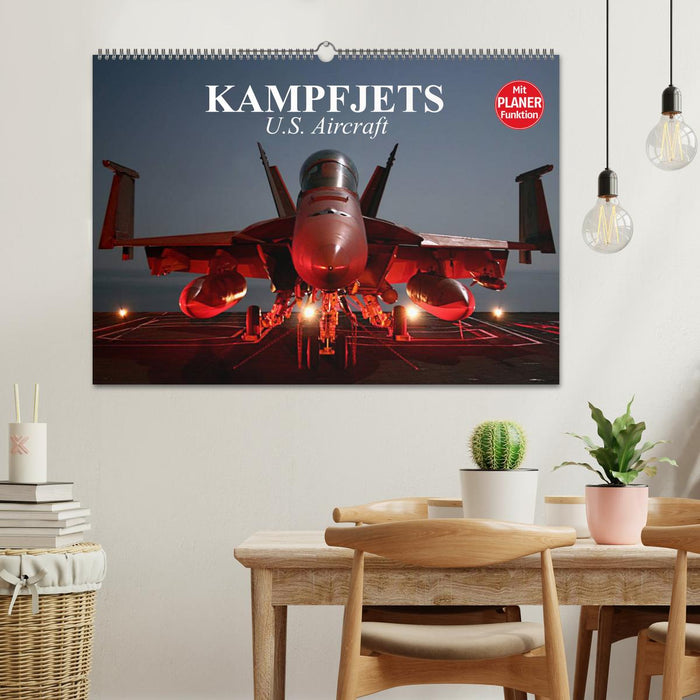 Kampfjets. U.S. Aircraft (CALVENDO Wandkalender 2025)