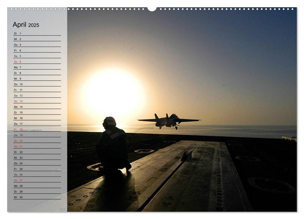 Kampfjets. U.S. Aircraft (CALVENDO Wandkalender 2025)