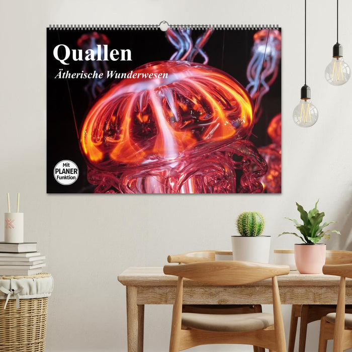 Quallen. Ätherische Wunderwesen (CALVENDO Wandkalender 2025)