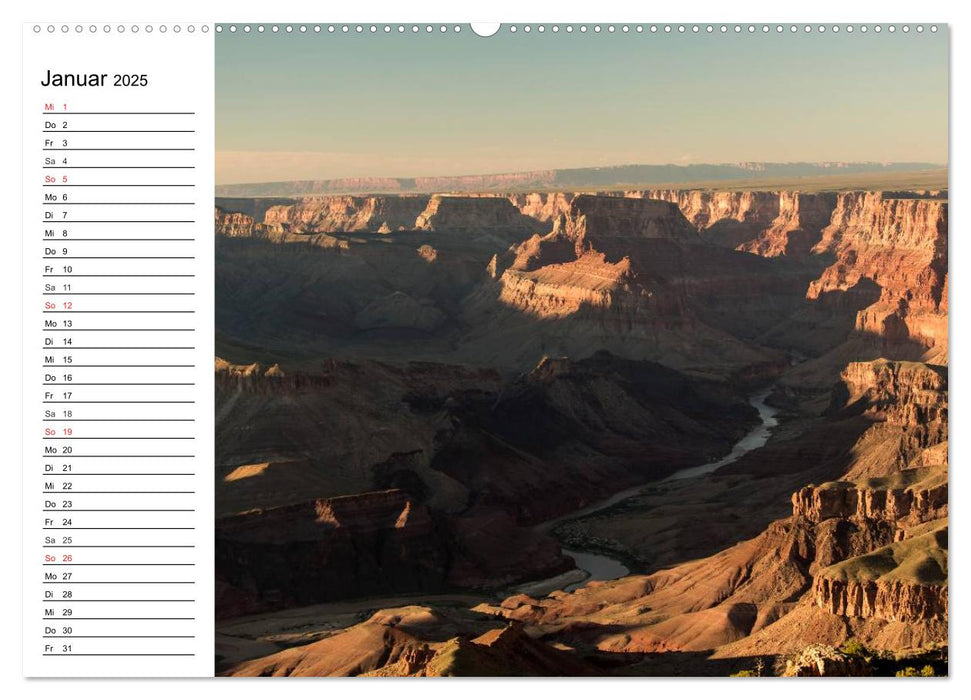 Faszination Grand Canyon (CALVENDO Premium Wandkalender 2025)