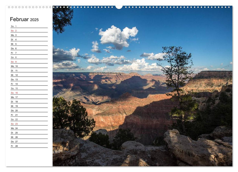 Faszination Grand Canyon (CALVENDO Premium Wandkalender 2025)