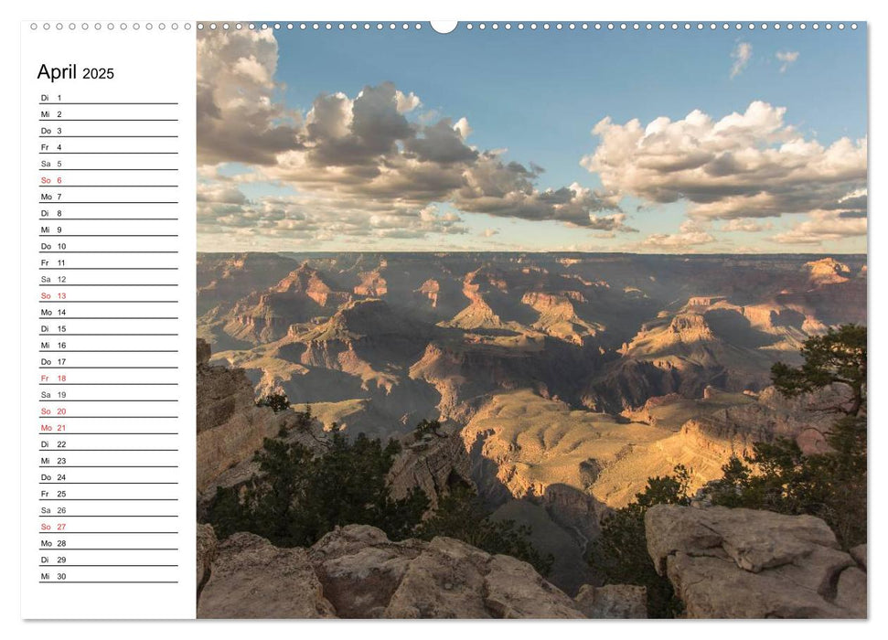 Faszination Grand Canyon (CALVENDO Premium Wandkalender 2025)