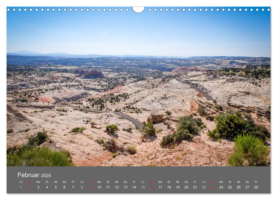 Biker Paradies - Die Canyons der USA (CALVENDO Wandkalender 2025)