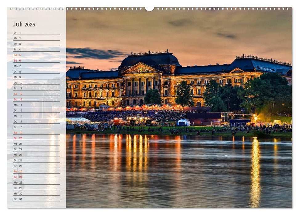 Wunderschönes Dresden (CALVENDO Premium Wandkalender 2025)