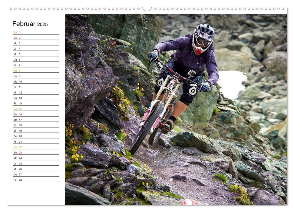 Mountainbike Freeride Momente (CALVENDO Premium Wandkalender 2025)