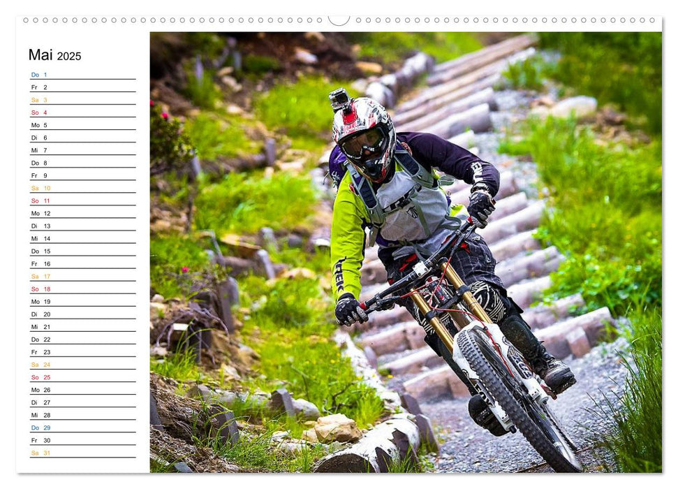 Mountainbike Freeride Momente (CALVENDO Premium Wandkalender 2025)