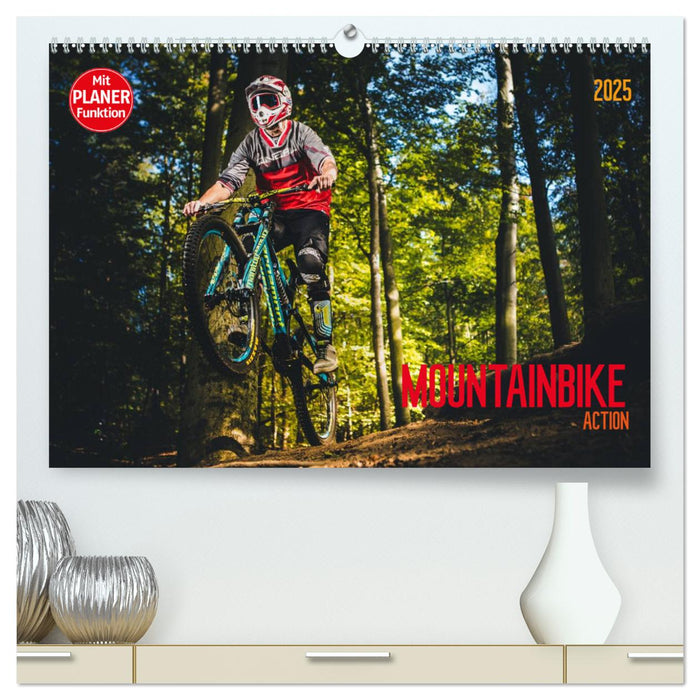 Mountainbike Action (CALVENDO Premium Wandkalender 2025)