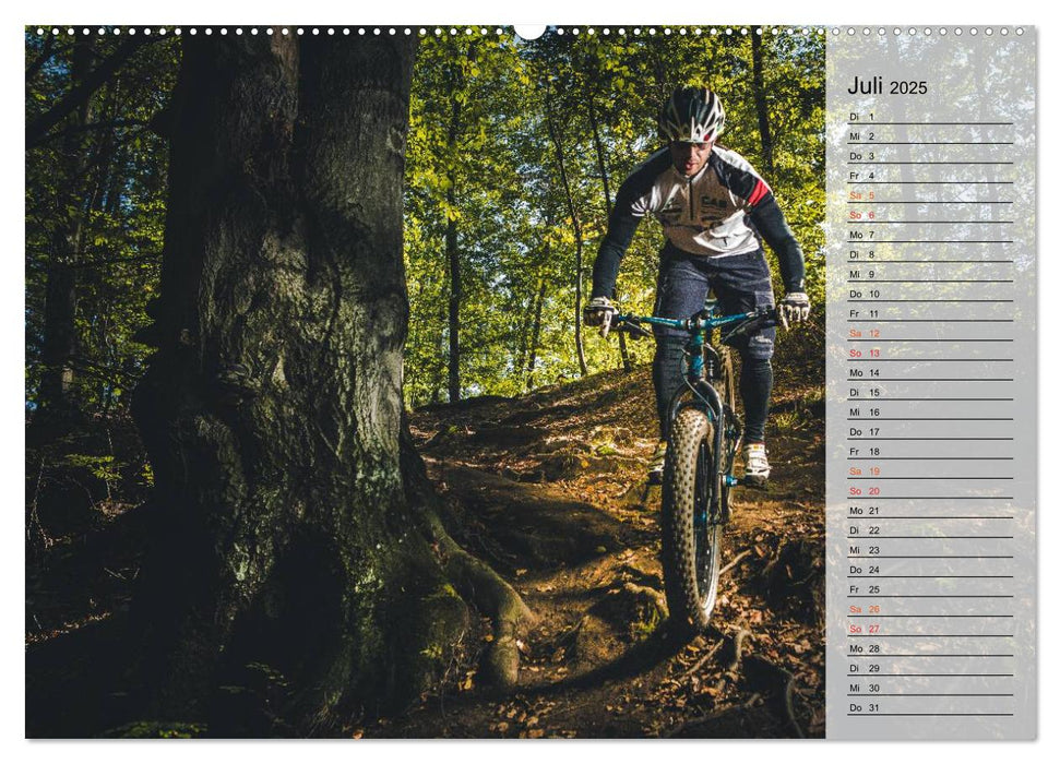 Mountainbike Action (CALVENDO Premium Wandkalender 2025)