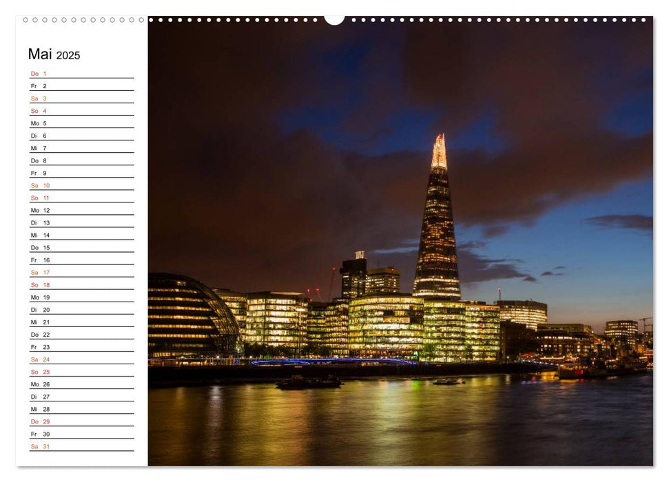 London Light (CALVENDO Premium Wandkalender 2025)