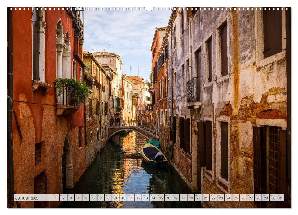 Wundervolles Venedig (CALVENDO Premium Wandkalender 2025)