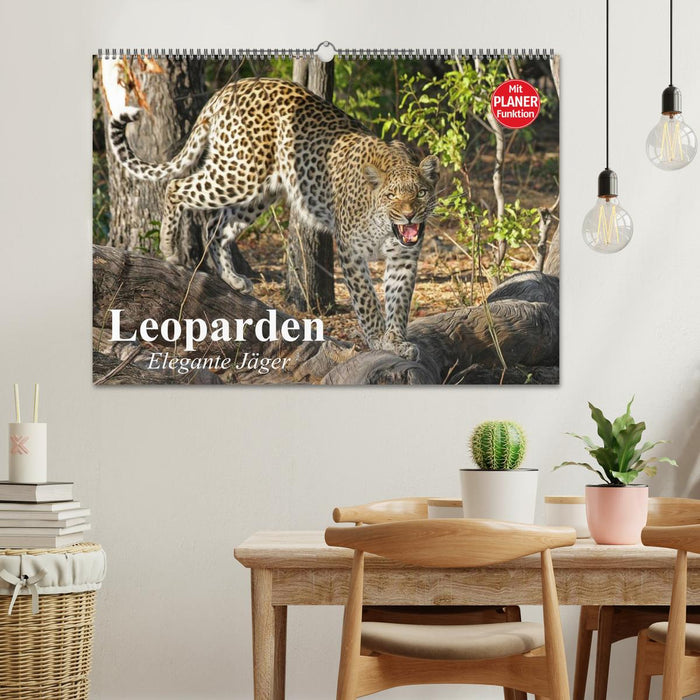 Leoparden. Elegante Jäger (CALVENDO Wandkalender 2025)