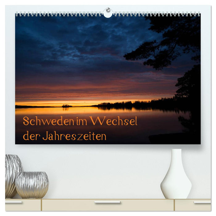 Schweden im Wechsel der Jahreszeiten (CALVENDO Premium Wandkalender 2025)