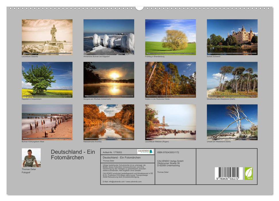 Deutschland - Ein Fotomärchen (CALVENDO Premium Wandkalender 2025)