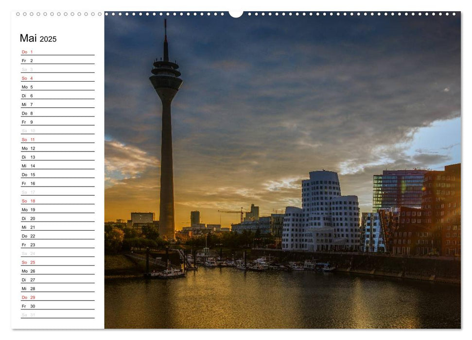 Düsseldorf - Impressionen (CALVENDO Premium Wandkalender 2025)