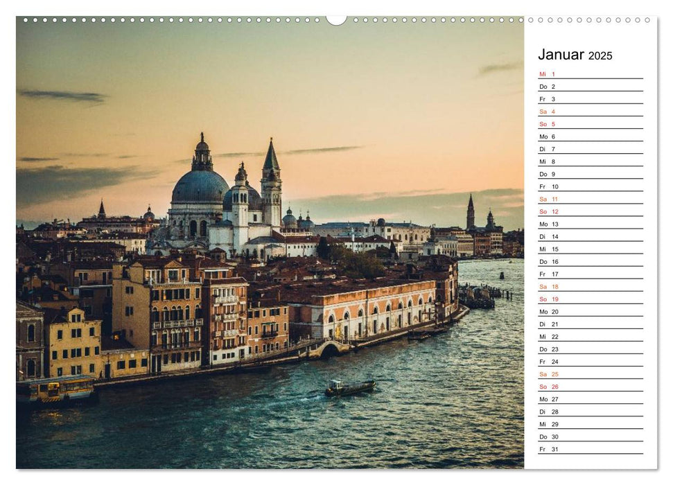 Traumstadt Venedig (CALVENDO Premium Wandkalender 2025)